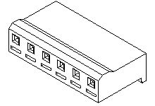 5197-03/1001-3036, Crimp housing Female 3, Molex