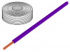 125-016 Провод; многопров; Cu; 1x0,25мм2; ПВХ; фиолетовый; 100В; -10?85°C