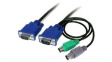 SVECON6 Ultra Thin KVM Adapter Cable VGA / PS/2, 1.8m