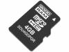 SDU4GDPGRB, Карта памяти; промышленный; SD Micro, pSLC; 4ГБ; -40?85°C, GOODRAM