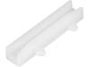 CGLA-4S, Направляющая; полиамид; натуральный; A:40мм; В:20мм; С:8мм; D:6мм, FIX&FASTEN