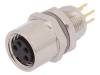 T4043014041-000 Разъем: M8; "мама"; PIN:4; на панель, гайка сзади; гнездо; 30В; IP67