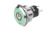 82-6151.2133.B002 Vandal Resistant Pushbutton Switch, Green, 3 A, 240 V, 1CO, IP65/IP67/IK10