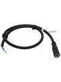 RND 205-01300, DC Connection Cable, 2.5x5.5x9.5mm Socket - Bare Ends, Straight, 300mm, Black, RND Connect
