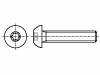 1858491 Винт; M6x30; Головка: сферическая; Шлиц: Torx; сталь; цинк; TX30