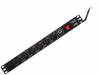 PDU6C01 Сетевой фильтр: защитный; Гнезда:6; 230ВAC; 16А; Цвет: черный; 2м