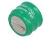 ACCU-280WALEC, Аккум: Ni-MH; 3,6В; 280мАч; плоские, под пайку; O25x26мм, JJJ Battery