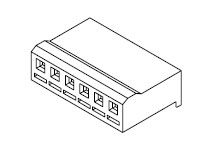 5195-04/0950-1041, Crimp housing Female 4, Molex