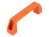 37184 Ручка; Мат-л: технополимер (PA); оранжевый; H:46мм; L:160мм