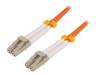 FP1LC02, Разъем: световодный; patchcord; с обеих сторон,LC; на защелки, LOGILINK