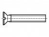 1435167 Винт; M4x80; DIN: 963A; Головка: потайная; прямой; сталь; цинк; 1мм
