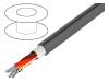 5004C SL005, Провод; многопров; Cu; Xtra Guard® 1; 4x22AWG; темно-серый; ПВХ, Alpha Wire
