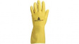 VE240JA09 Latex Cleaning Glove Size=9 Yellow