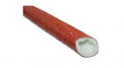 355.006.5 Insulating Sleeve HIPROJACKET LIGHT, 6mm, Red, Glass Fibre, Silicone Rubber