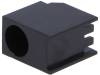 FIX-LED-535 Корпус LED; 5мм; полиамид; угловой; 3 PIN; черный; UL94V-2; W:7,6мм