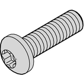 24560-135 [100 шт], Screw metric M4 x 6 mm Metallic, Schroff