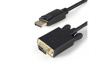 DP2VGAMM3B  Video Cable, DisplayPort Plug - VGA Plug, 1920 x 1200, 910mm