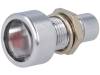 AMLD 0802, Индикат.лампа: LED; выпуклый; Отв: O8,2мм; IP67; латунь, SIGNAL-CONSTRUCT