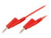 HZ10R, Измерительный провод; силикон; 1м; красный, ROHDE & SCHWARZ