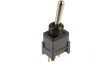 B12AP Subminiature Toggle Switch, On-None-On, Soldering Pins / Str