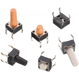 430186070716, Tactile Switch, 50 mA, 12 VDC, WURTH Elektronik