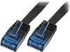 CF2023U, Patch cord; U/UTP; 6; многопров; Cu; ПВХ; черный; 0,5м; 32AWG, LOGILINK