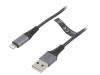 49268 Кабель; USB 2.0; вилка Apple Lightning,вилка USB A; 1м