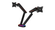 IB-MSG304BL-T Desk Stand Dual Monitor Arm with USB Hub and Audio, 32, 75x75 / 100x100, 8kg