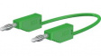 28.0119-20025 Test Lead 2m Green 30V Nickel-Plated