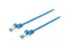 VLCP85320L100 Patch cable CAT6a SF/UTP 10 m Blue