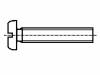 1131125 Винт; M3x14; Головка: цилиндрическая; Шлиц: прямой; сталь; цинк