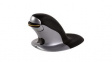 9894701 Medium Vertical Mouse Penguin 1200dpi Laser Ambidextrous Black / Grey