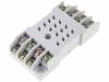 GZ14, Панелька; PIN:14; 10А; 250ВAC; Монтаж: на панель; Серия: R15, RELPOL