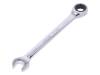 YT-0193, Ключ; комбинированный,с трещоткой; 12мм; хром-ванадиевая сталь, YATO