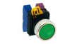 YW4B-M1G Pushbutton Switch Actuator, Metal, Green, Momentary Function