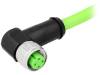 21349500477005, Вилка; M12; PIN:4; "мама"; код D-Ethernet; 0,5м; изоляция: TPU, Harting