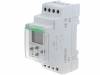 PCZ-523, Программатор времени; Диапазон:24 ч / 7 дней; SPDT; 24?264ВAC, F&F