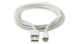 CCTB60500AL30 USB 2.0 Cable USB A Plug - USB Micro-B Plug 3m Aluminium