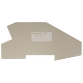 PAP 2.5/4/3AN, End Plate PAP 30.2 x 2.5 x 66.45 mm beige, Weidmuller