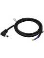 RND 205-01294, DC Connection Cable, 2.1x5.5x9.5mm Plug - Bare Ends, Angled, 5m, Black, RND Connect