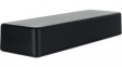SR06.9 Enclosure with Rounded Corners 153x52x25.4mm Black ABS