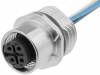 SACC-E-FS-5CON-M16/0,5 SCO 1520039, Гнездо; М12; PIN:5; "мама"; код A-DeviceNet / CANopen; 0,5м; 60В, Phoenix Contact