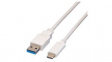 11999036 USB Cable USB-A Plug - USB-C Plug 3m White