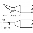 STTC-199 Паяльный наконечник Долотообразное изогнутый, длина 11,9 мм 1.5 mm