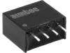 AM1SS-0512SZ, Преобразователь: DC/DC; 1Вт; Uвх:4,5?5,5В; 12ВDC; Iвых:83мА; SIP4, AIMTEC