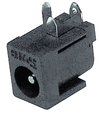 RAPC722X, Applied-voltage source socket 2.1 mm 6.3 mm, Switchcraft
