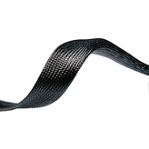 HEGP40 PET BK 50, Polyester Braided cable sleeving Black 30...50 mm, HellermannTyton
