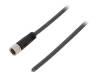 SAIL-M8BG-3-10U, Соединительный кабель; M8; PIN: 3; прямой; 10м; вилка; 60ВAC; 4А, Weidmuller