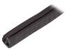 GN 2180-EPDM-11,5-D-10, Защитная кромка; EPDM; L:10м; черный; Толщ.панели:0,8?2,5мм, ELESA+GANTER