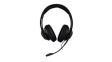 HC701 Headphones, Over-Ear, USB/Stereo Jack Plug 3.5 mm, Black / Grey